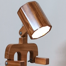 Robot Wooden Lamp